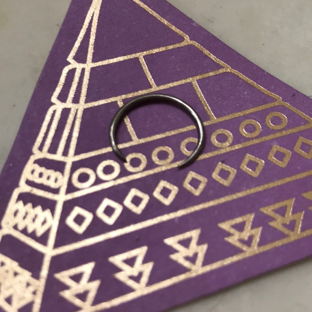 16 gauge nose ring